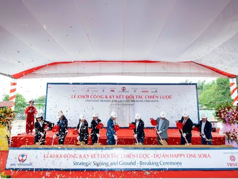 Vạn Xuân Group chính thức Khởi công & Ký kết đối tác chiến lược - dự án Happy One Sora